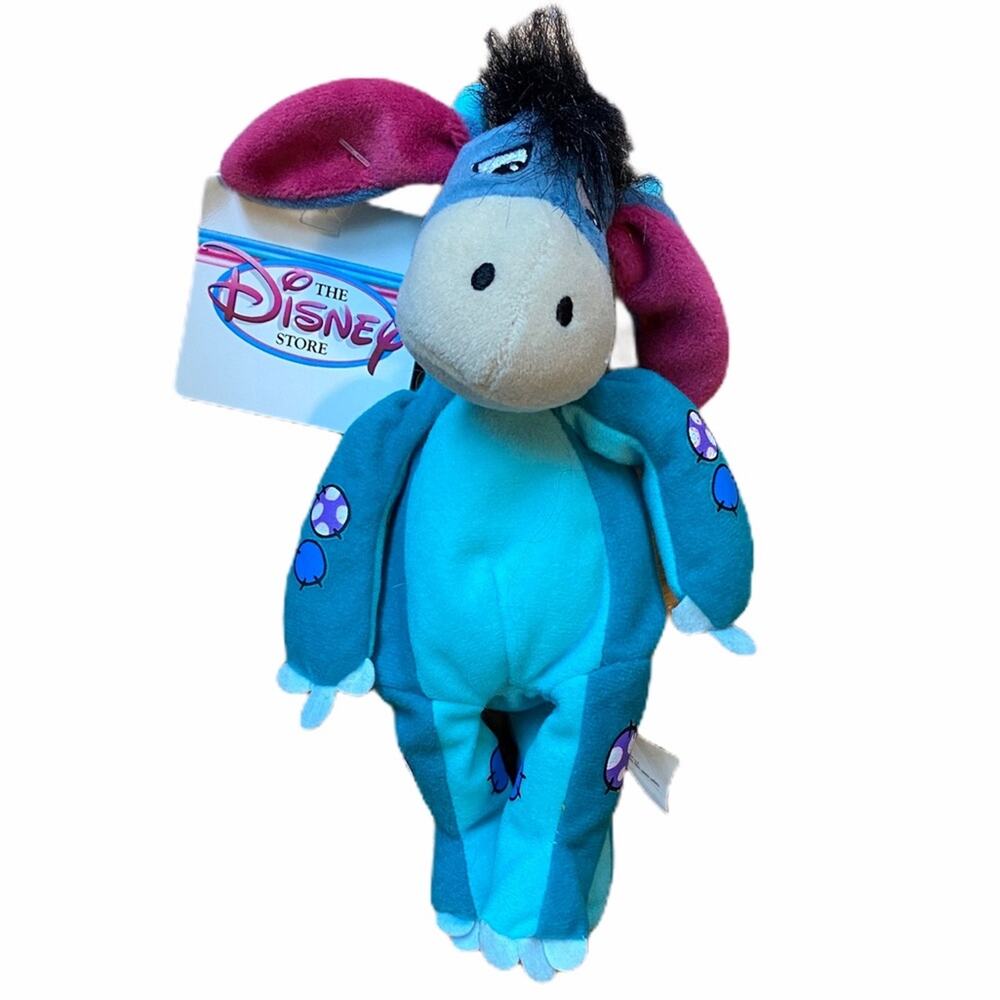 The Disney Store Eeyore Dinosaur 9” Bean Bag Plush